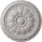 Ekena Millwork Kirke Ceiling Medallion (Fits Canopies up to 3 3/4"), 15 3/4"OD x 5/8"P, Ultra Pure White CM16KIUWF - alternate 1